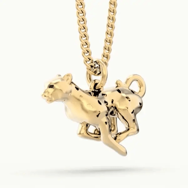 Leopard 18K Gold plated Necklace