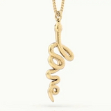Love Snake 18K Gold plated Necklace