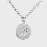 Round Cutie Kowhai Necklace - Silver