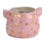 Ceramic Planter - Cheetah Head