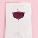 Red Wine Lover Print - A3