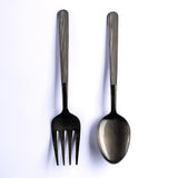 Salad Servers - Classic Charcoal