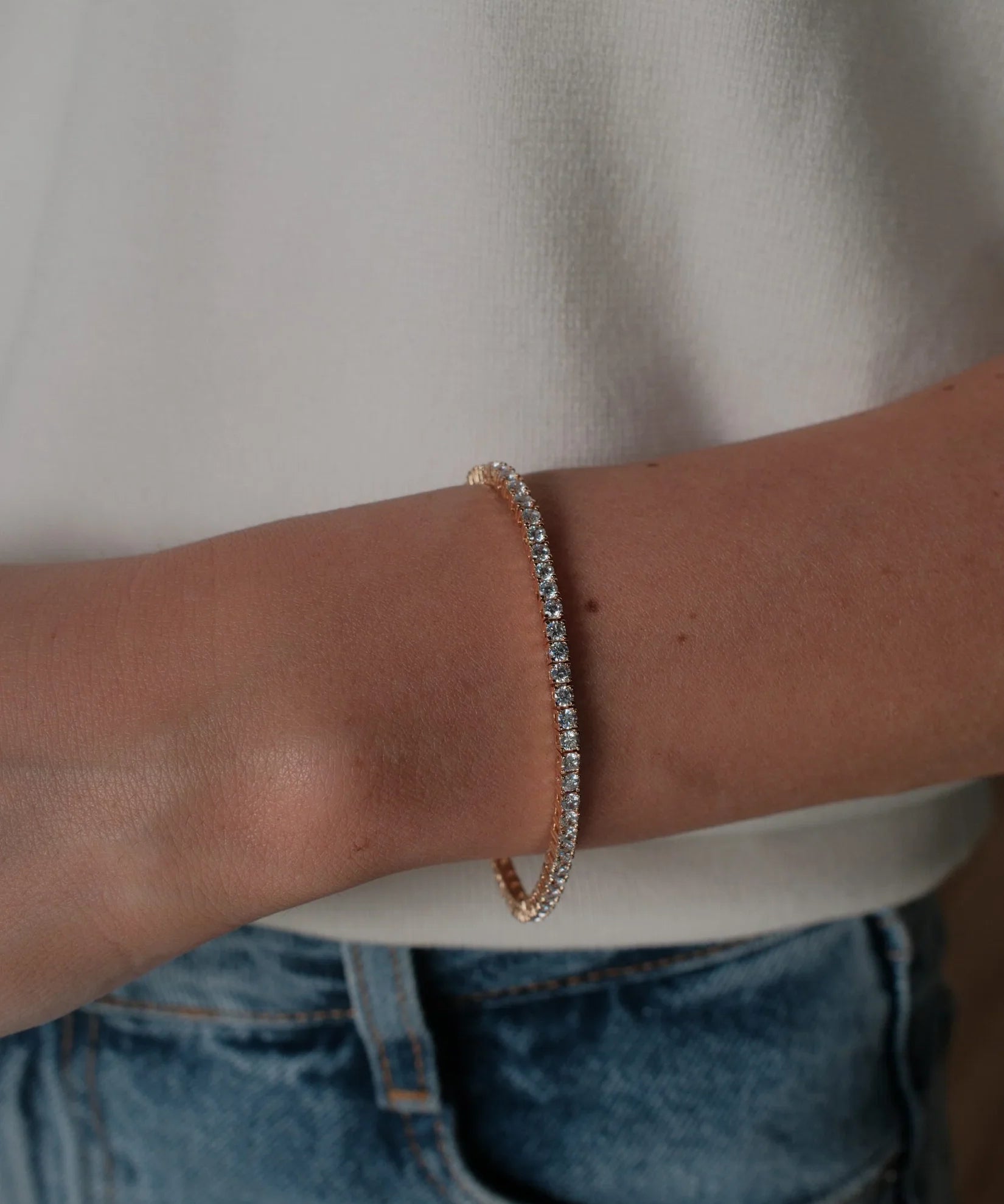 Dani Tennis Bracelet - 18cm