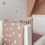 Organic Daisy Blanket in Mushroom