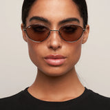 Otra Sunnies - Deja - Silver/ Rose
