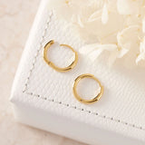 Round Huggie Gold 14mm