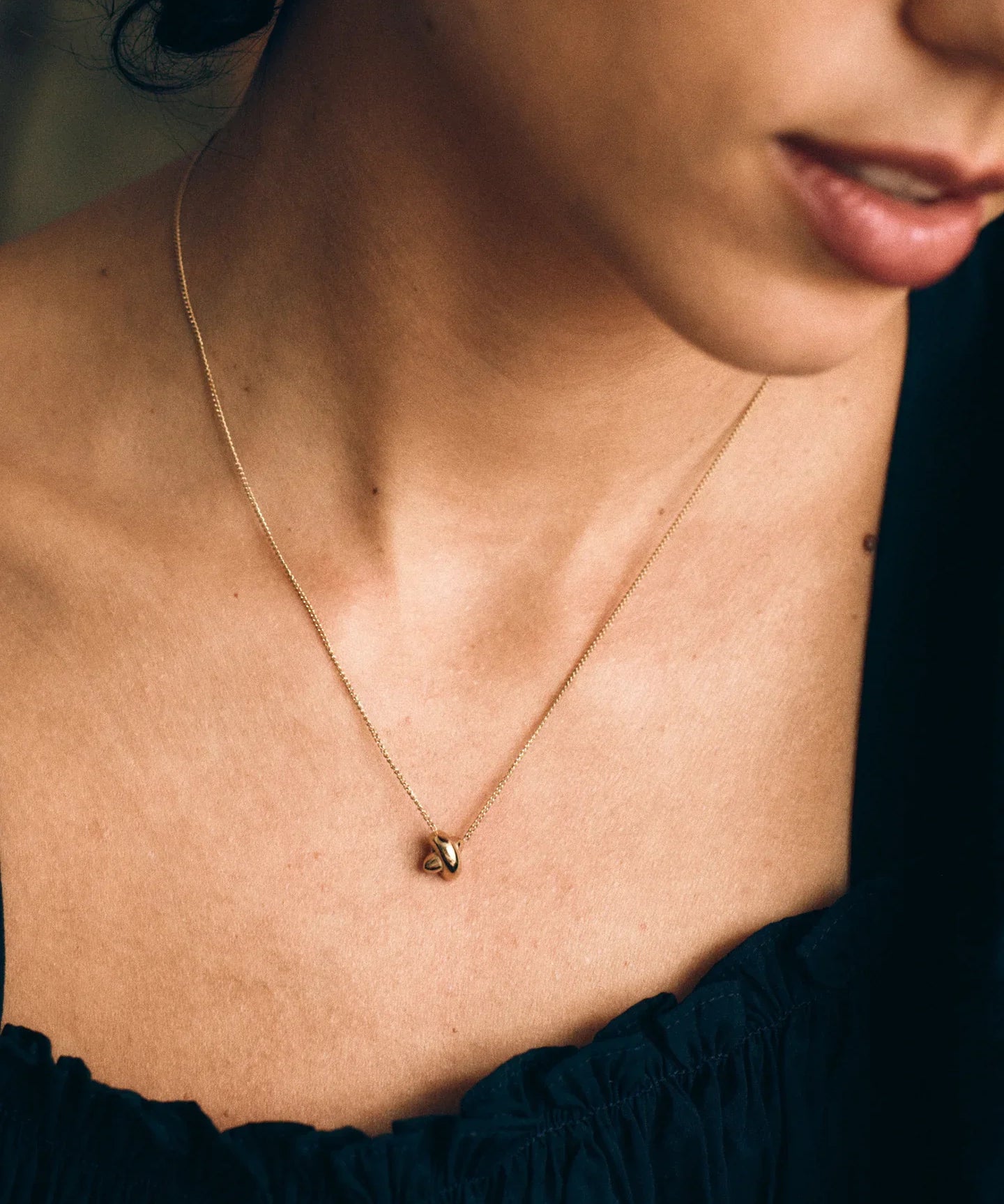 Alexa Necklace S Gold