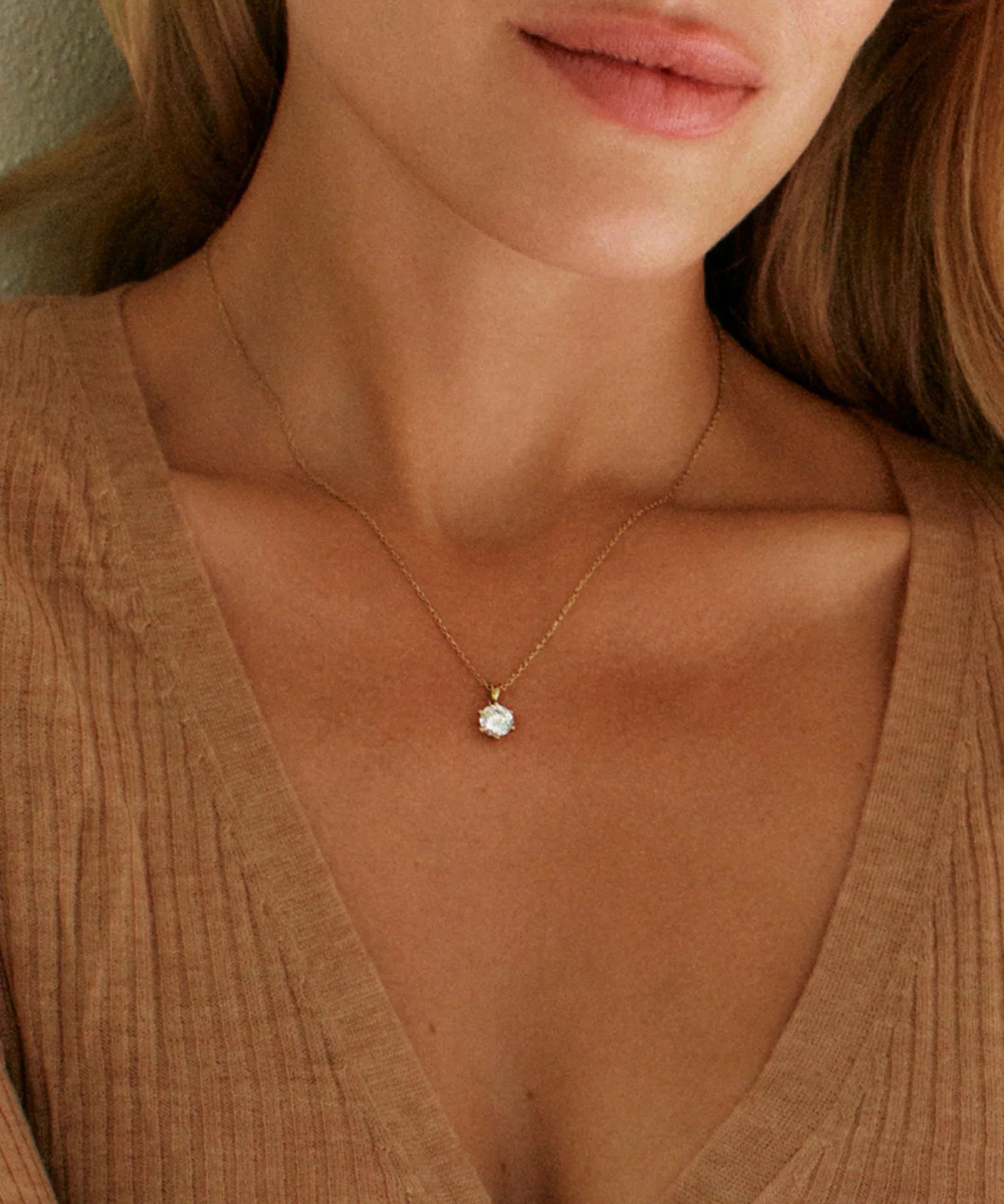 Crown Necklace L Gold