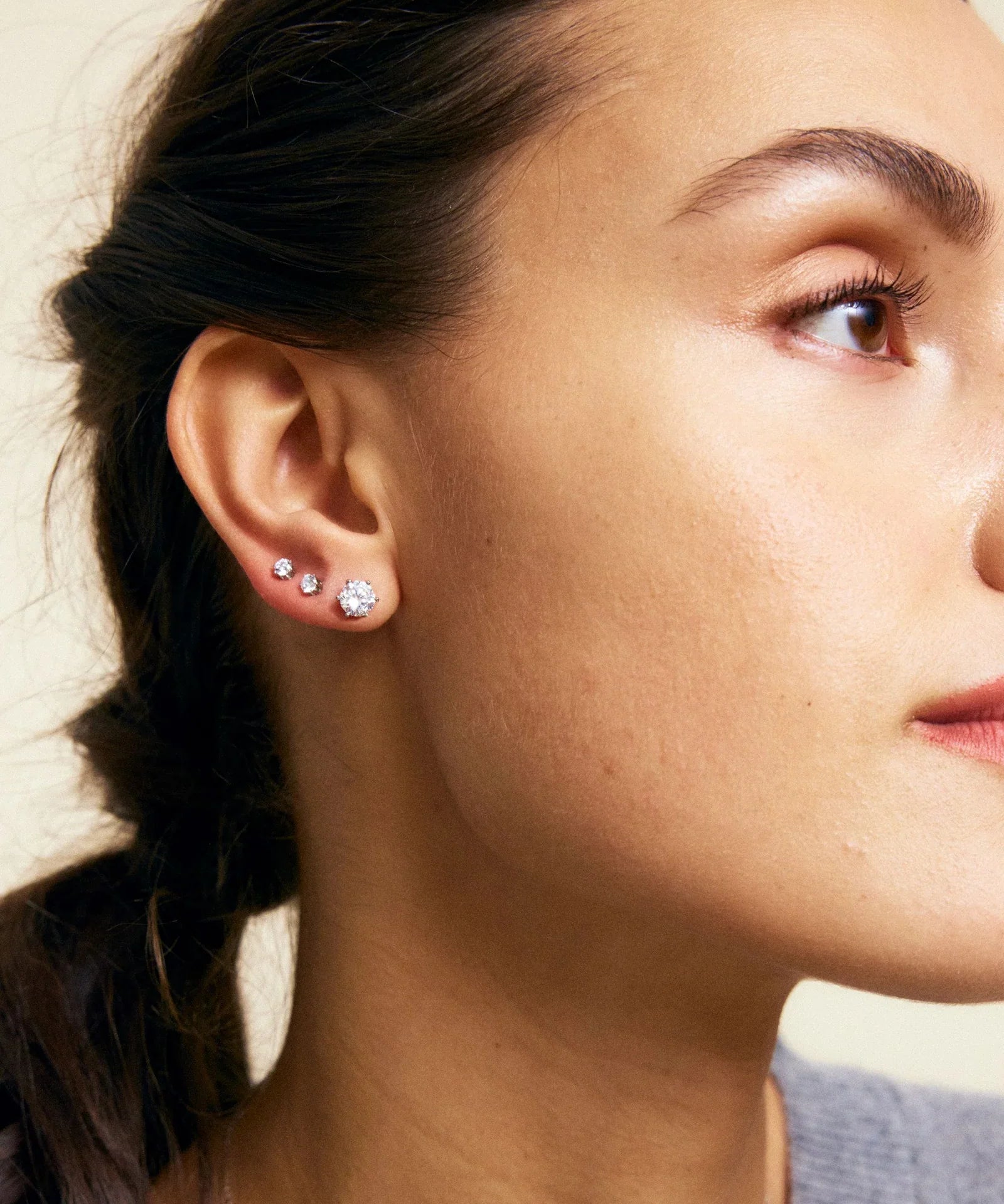 Crown Studs L Steel