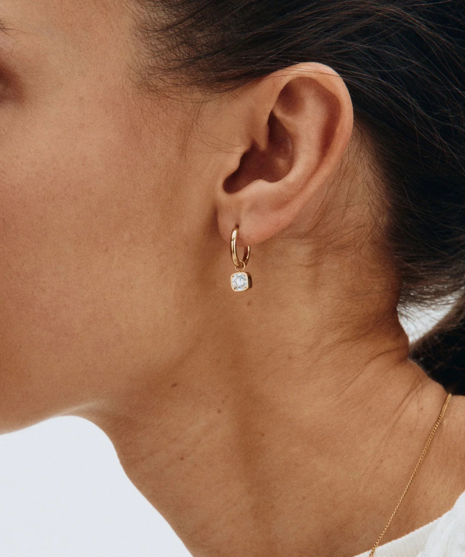 Gemma Hoops Gold