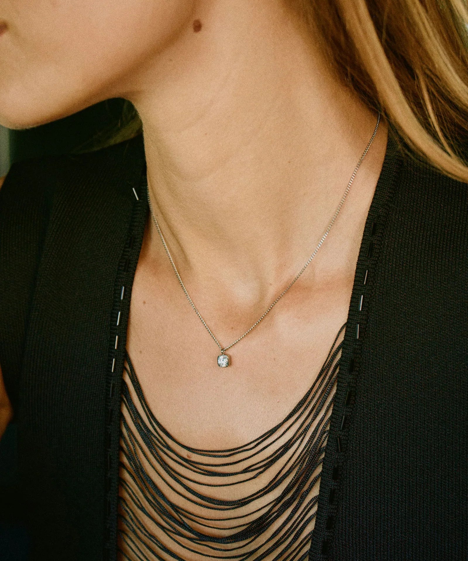 Gemma Necklace Steel