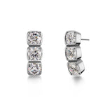Gemma Studs Triple Steel