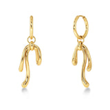 Lace Hoops Gold