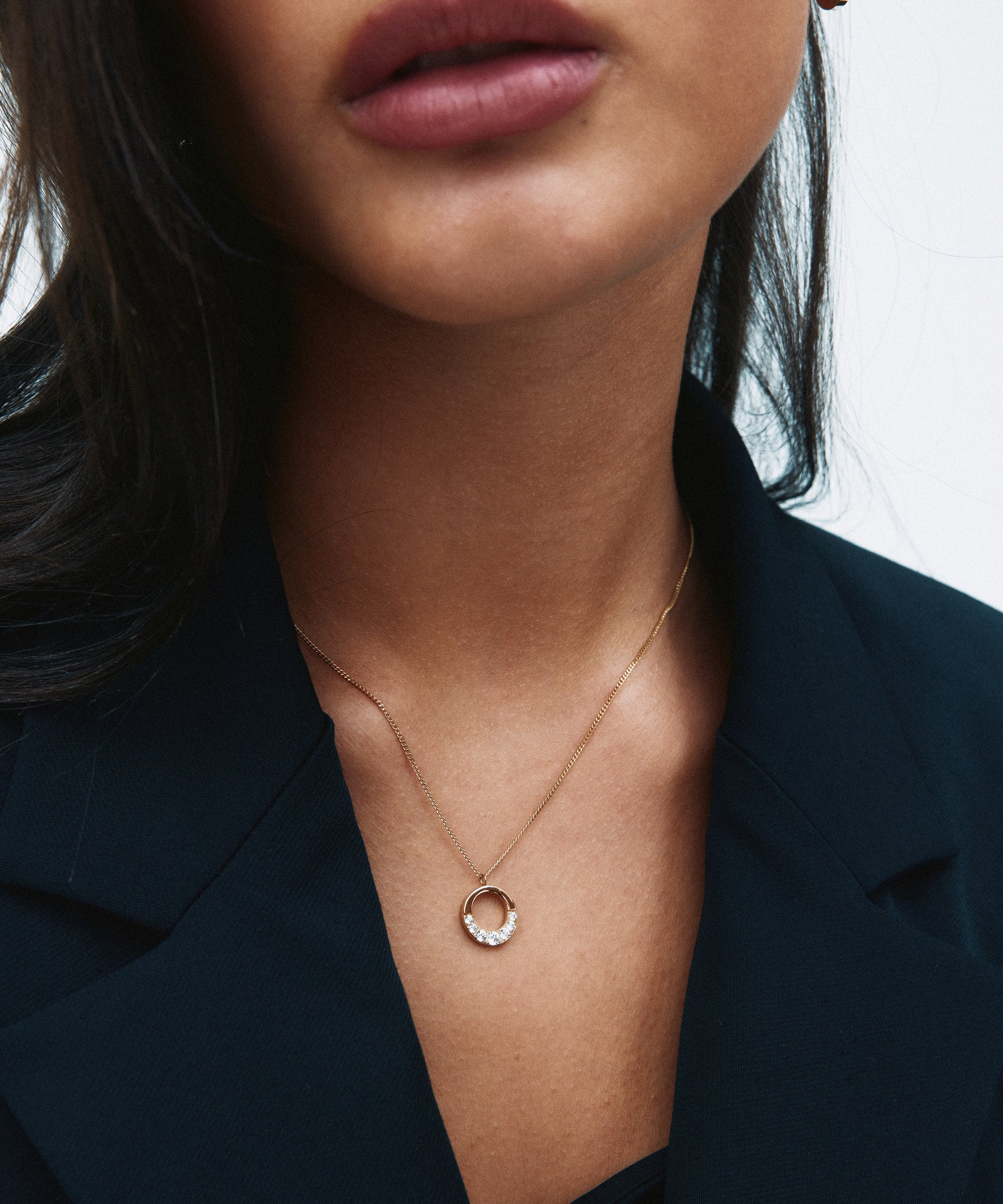 Monarch Necklace L Steel