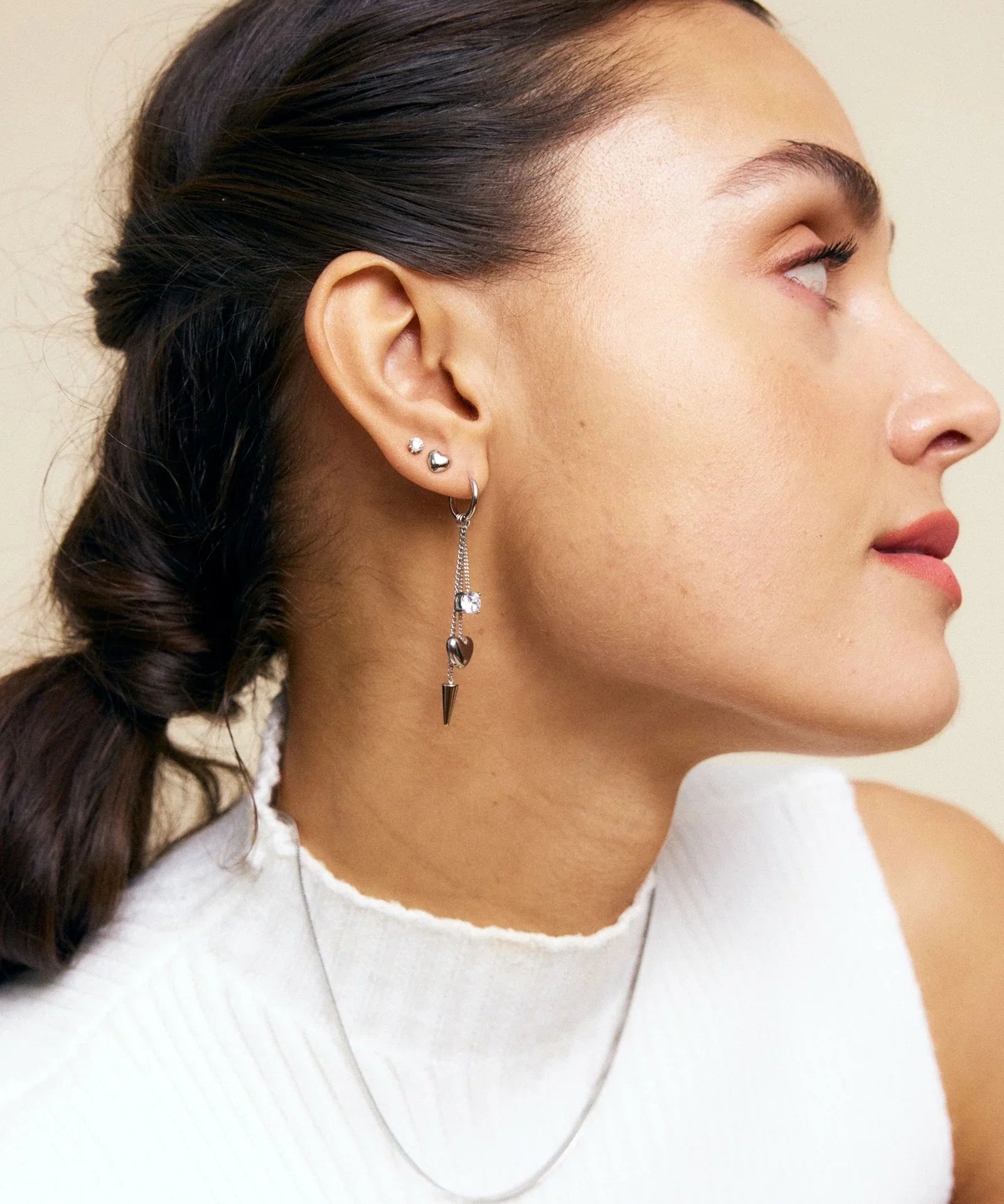 Peak Hoops Multi Heart Steel