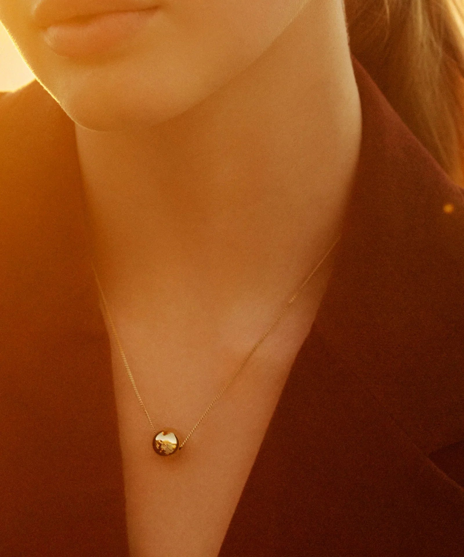 Sphere Necklace S Gold
