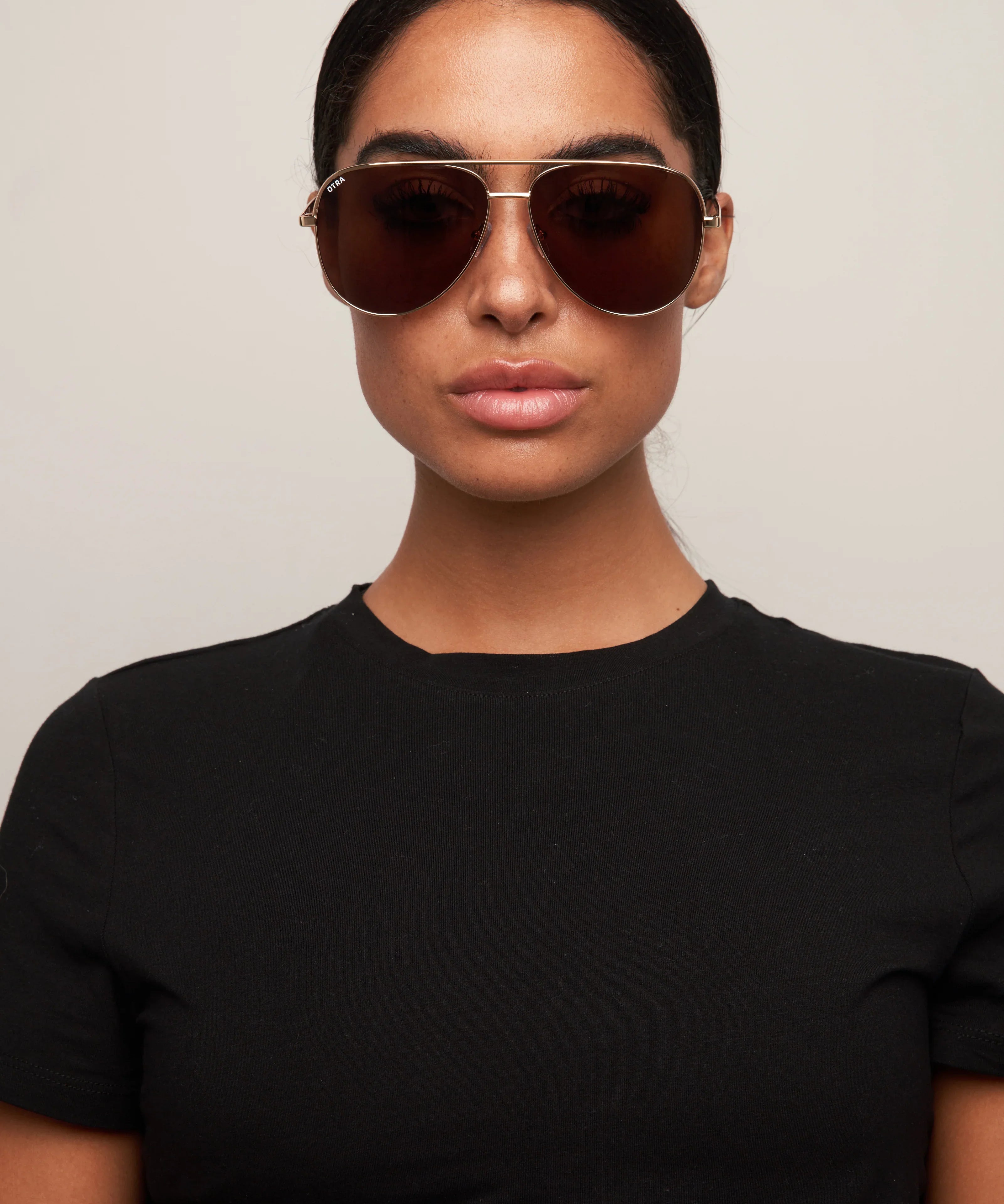 Otra Sunnies - Era - Gold/Smokey Brown