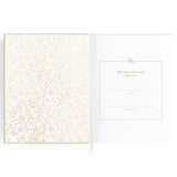 Baby Book Sage Stripe Boxed