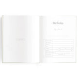 Baby Book Sage Stripe Boxed