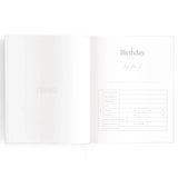 Baby Book Cloud Stripe Boxed