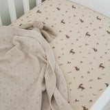 Fitted Cot Sheet Woodlands