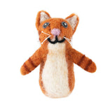 Finger Puppet-Felt Cat Ginger
