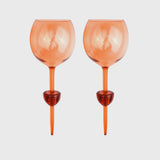 The Bodie Picnic Glass - Set of 2 / Orange