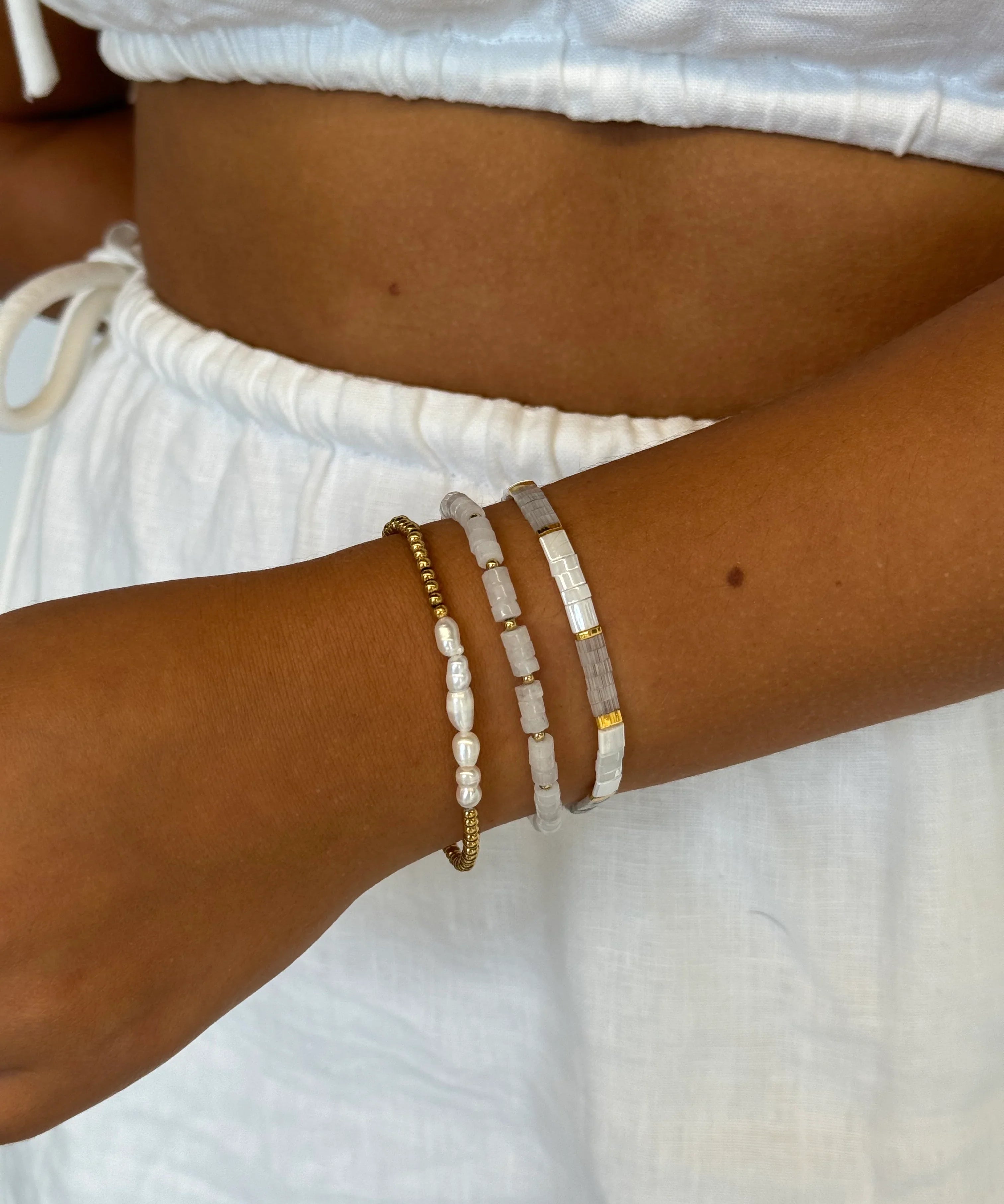 Tile Bracelet - Grey