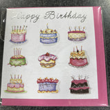 Birthday Cakes Card