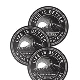 Life is Better Sticker - Black
