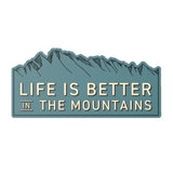 Life is Better Sticker - Blue