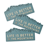 Life is Better Sticker - Blue