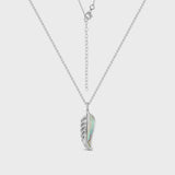 Sterling Silver Fern Necklace