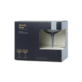 The Lou Coupe Glass - Set of 2 / Blue