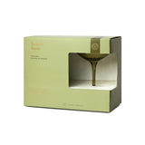 The Lou Coupe Glass - Set of 2 / Olive