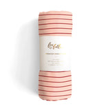 Strawberry Stripe Muslin Wrap Swaddle