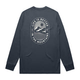 Life is Better - Mens LS Tee - Coronet