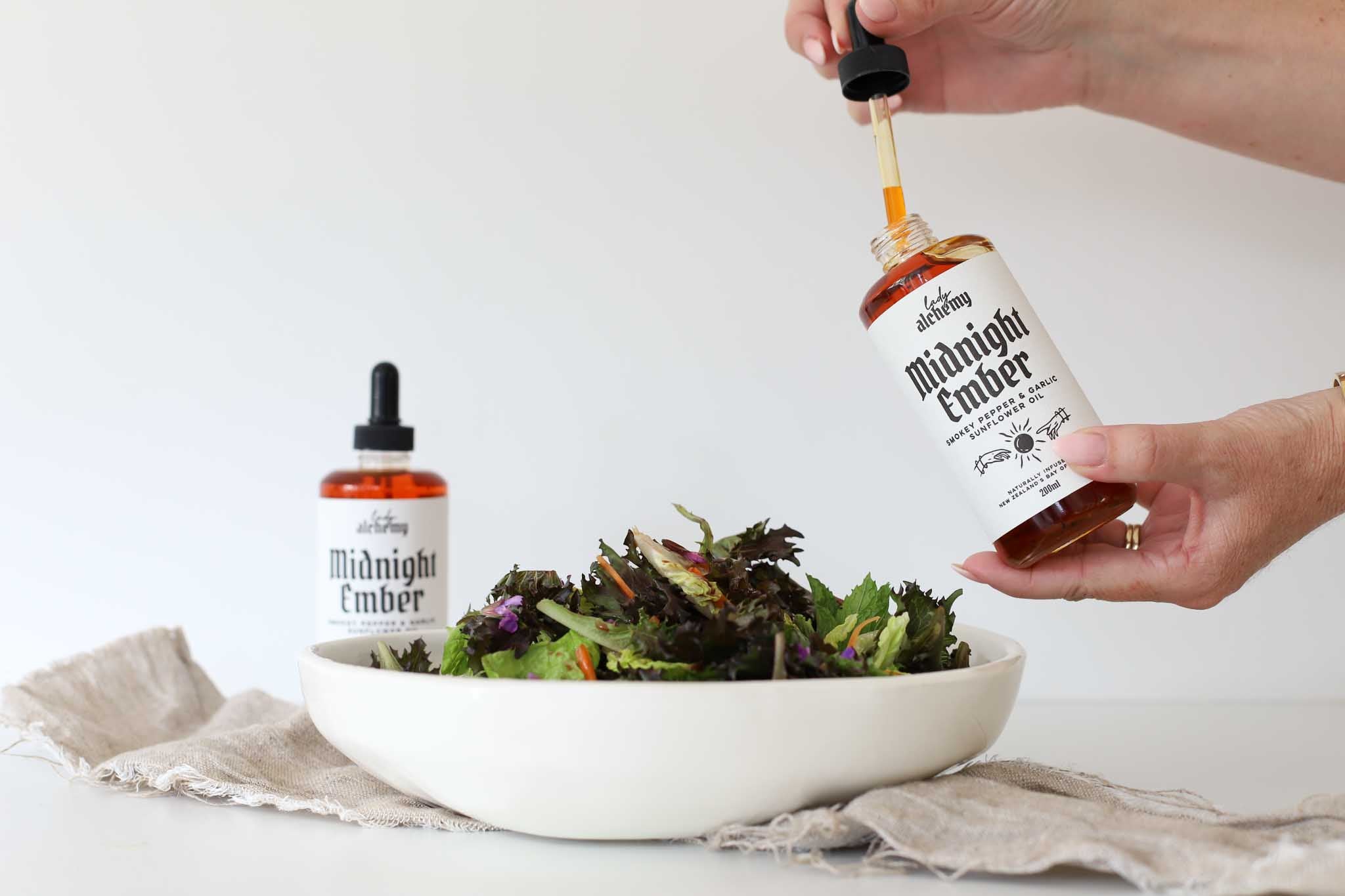 Midnight Ember - Smokey Pepper & Garlic Sunflower Oli