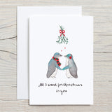 Christmas Penguins - Card