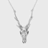Antler Skull Necklace