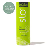 Slo Natural Deodorant - Zesty Bergamot + Lime