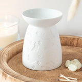 Butterfly White Ceramic - Oil Burner