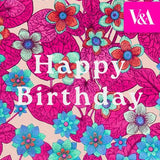 Floral Pink & Blue - Card