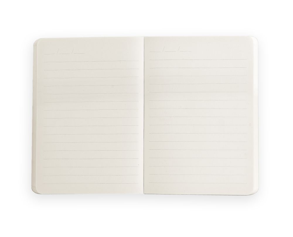 A6 Textured Soft Cover Notebook - Neon Floral Mawson Tulip