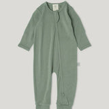 Merino Footless Onesie - Sage