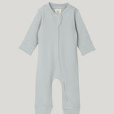 Footless Onesie Zipsuit - Sky / 0-3mnths