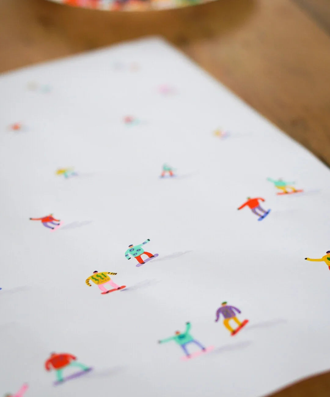 Snowboard Party Shredder - A4 Print