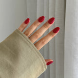 Pressing Nails - Red Oval (gel)