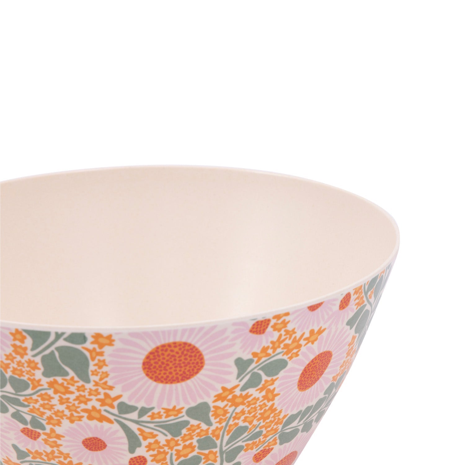 Picnic Spring Floral Salad Bowl