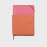 Vegan Leather Pocket Journal / Pink & Chilli